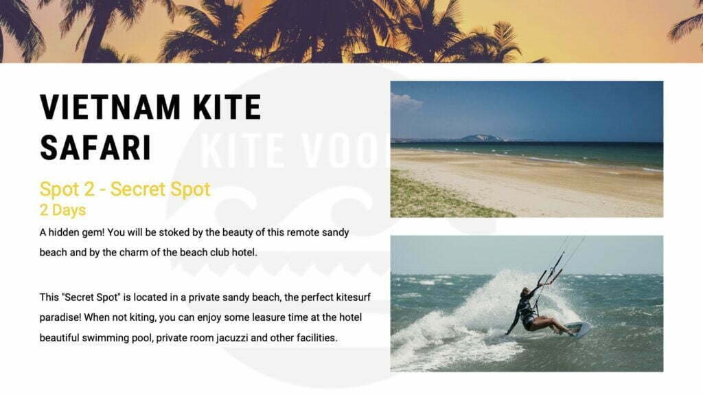 Kitesurf safari Vietnam Kite Voodoo