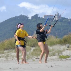 Take Kitesurf lessons with KiteVoodoo Your Kitesurfing and wing school in Portugal near Porto