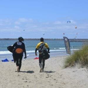 Take kitesurfing lessons and wing lessons with the perfect kitesurfing and wing school near Porto - kiteVoodoo