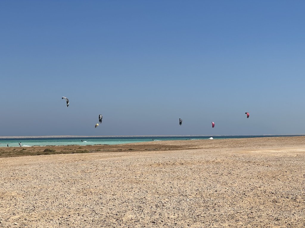 kitesurfing in Paradise in Egypt, Red Sea, kite safari on a luxurious boat
