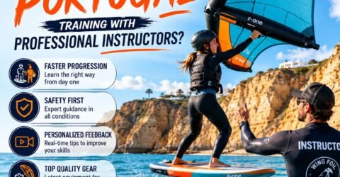 Why Book Wing Foil Portugal Training With Professional Instructors?