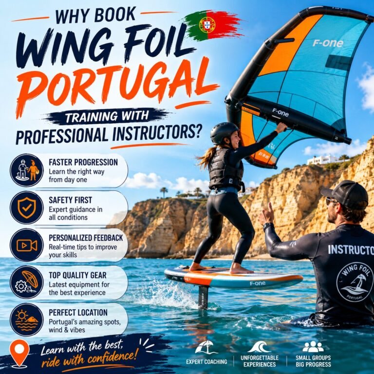 Why Book Wing Foil Portugal Training With Professional Instructors?